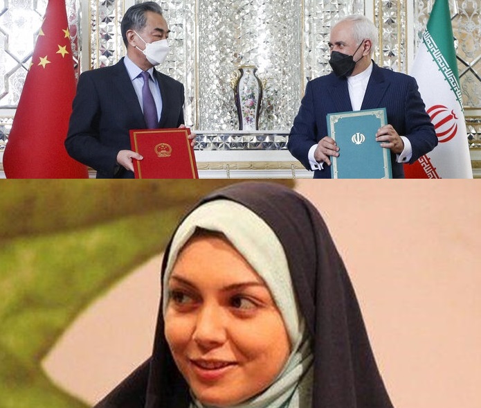 اتصال آزاده نامداری با توافق‌نامه ایران و چین