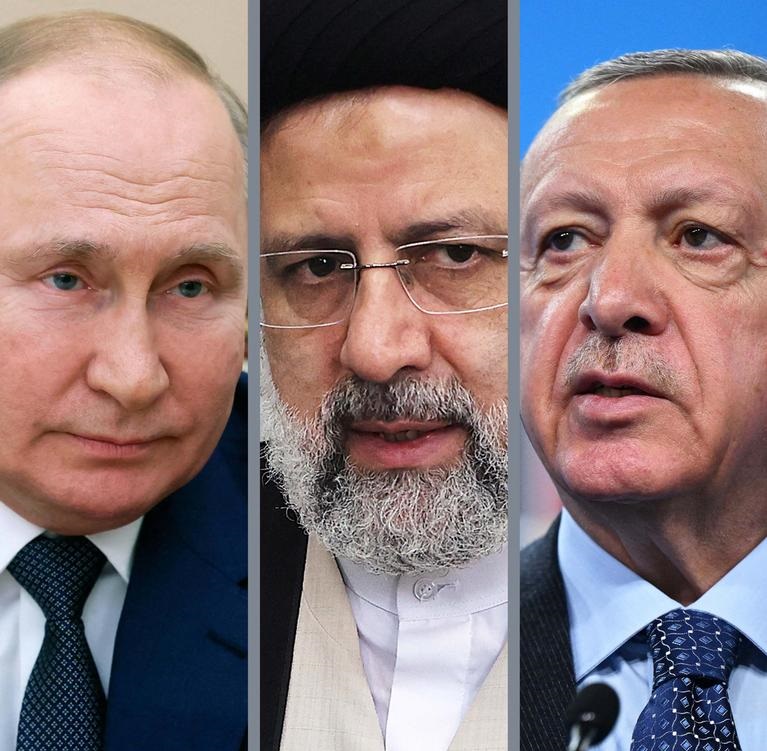سه‌گانه رئیسی-پوتین-اردوغان از سوریه تا اوکراین و برجام